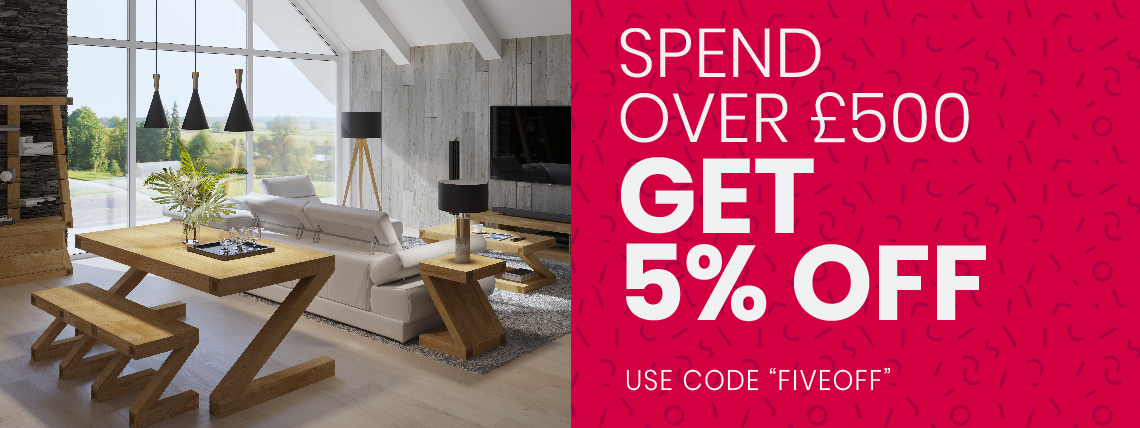 Spend Over £500, Get 5% OFF